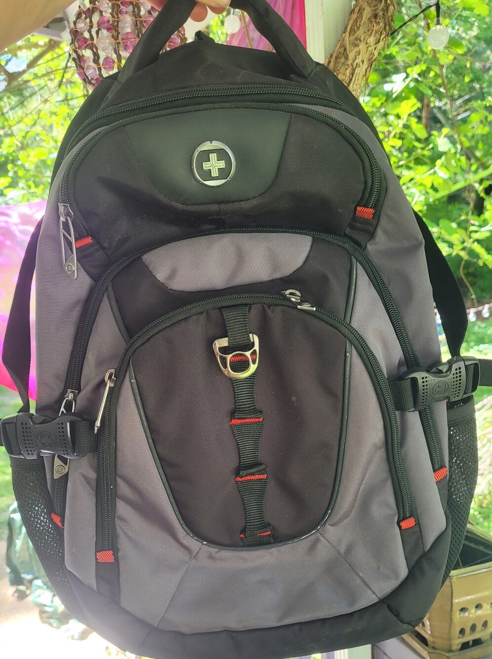 Swiss Travel Backpack College School Laptop Backpack Usb Charging Port